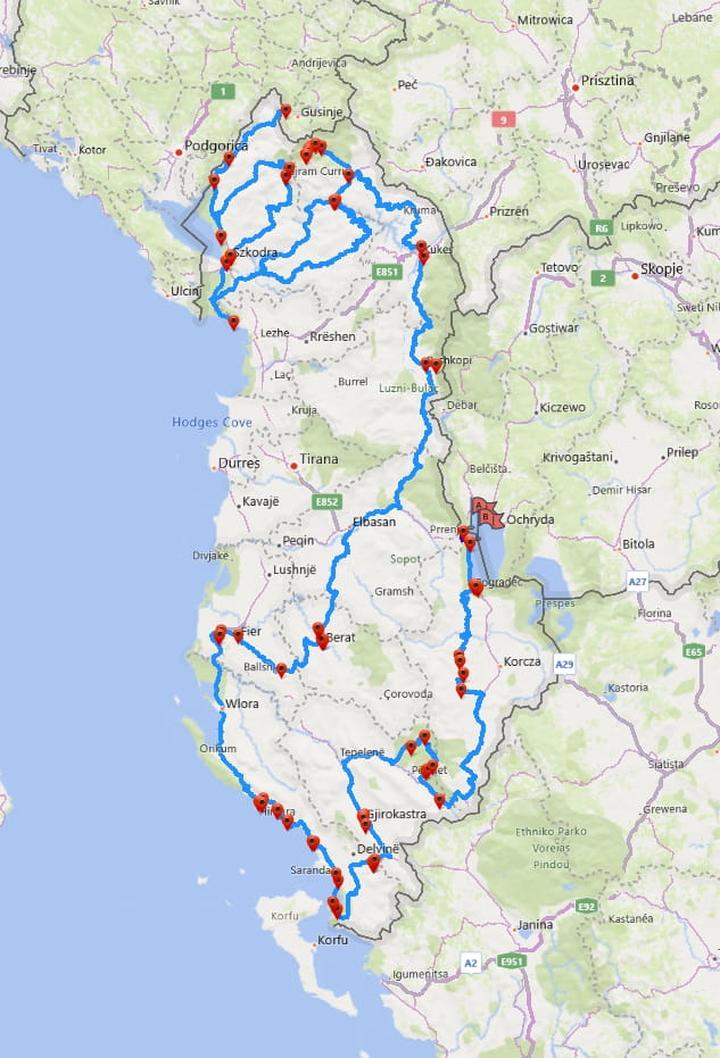 Atrakcje turystyczne Albania