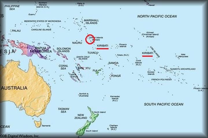 Zagrożenia naturalne w Kiribati