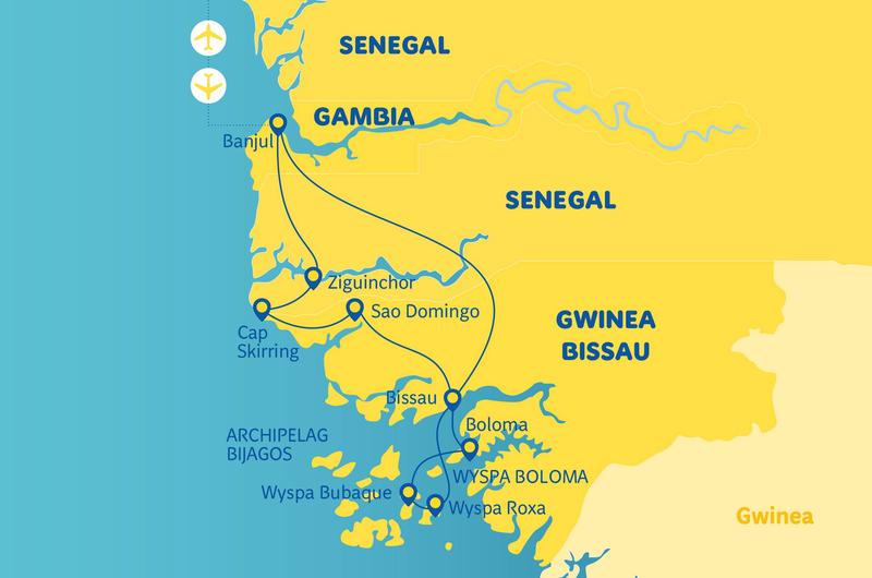 Połączenia lotnicze do Gambii