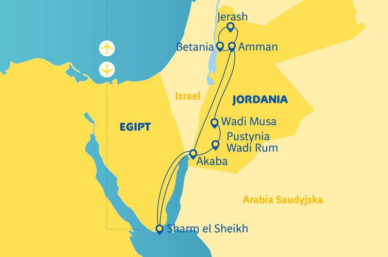 Ile trwa lot do Egiptu