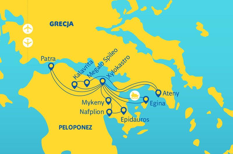 Czas lotu na Peloponez
