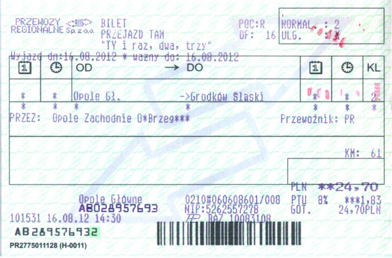 Wyszukiwanie danych podróżnych
