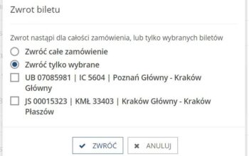 Jak zwrócić bilet kupiony w kasie PKP i szybko odzyskać pieniądze