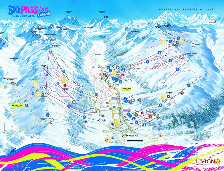 Trasy do Livigno
