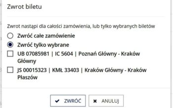 Jak zwrócić bilet kolejowy? Zasady, terminy i zwrot pieniędzy