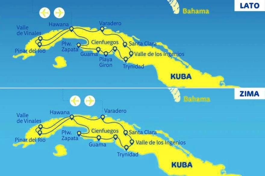 Ile trwa lot na Kubę? Czas podróży bez przesiadek i z przesiadką